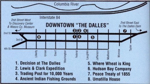 Map of Murals in The Dalles